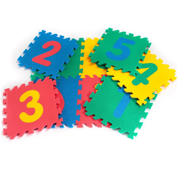 9 Parça Sayılar Puzzle Yer Matı  - 5